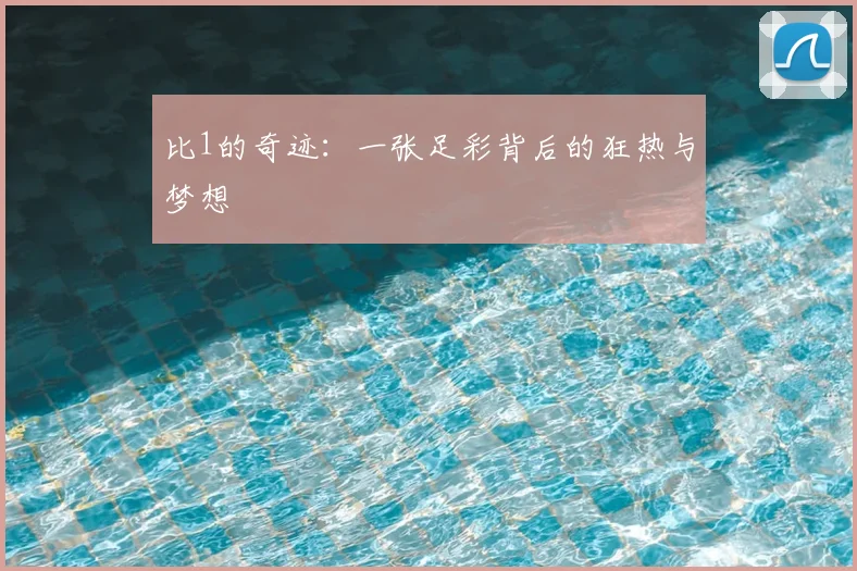 比1的奇迹：一张足彩背后的狂热与梦想